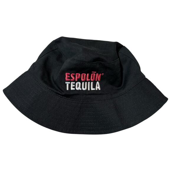 Espolon Tequila Reversible Bucket Hat Skulls Embroidered Logo White Black - Picture 9 of 13